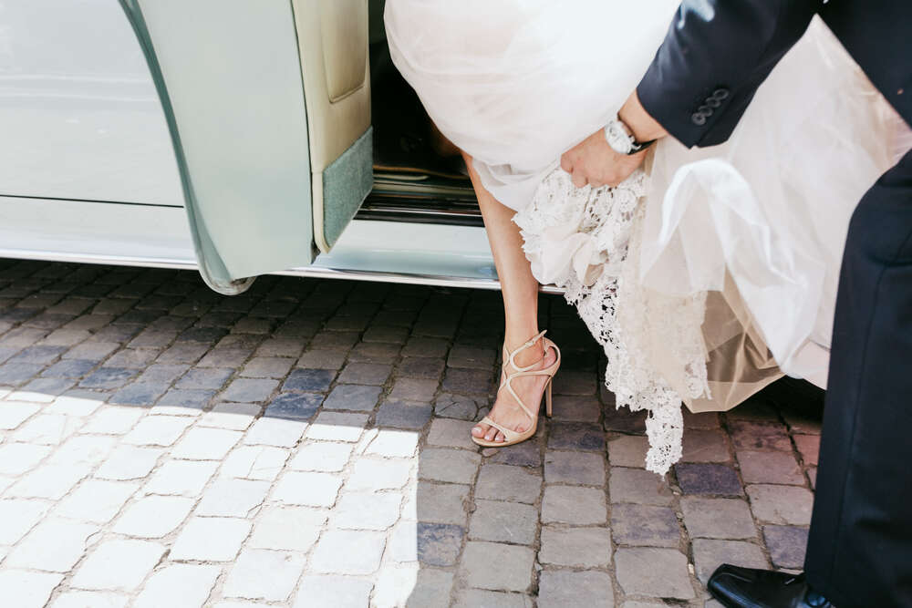 Jimmy Choo Brautschuhe (Frank Herzmann Fotografie)