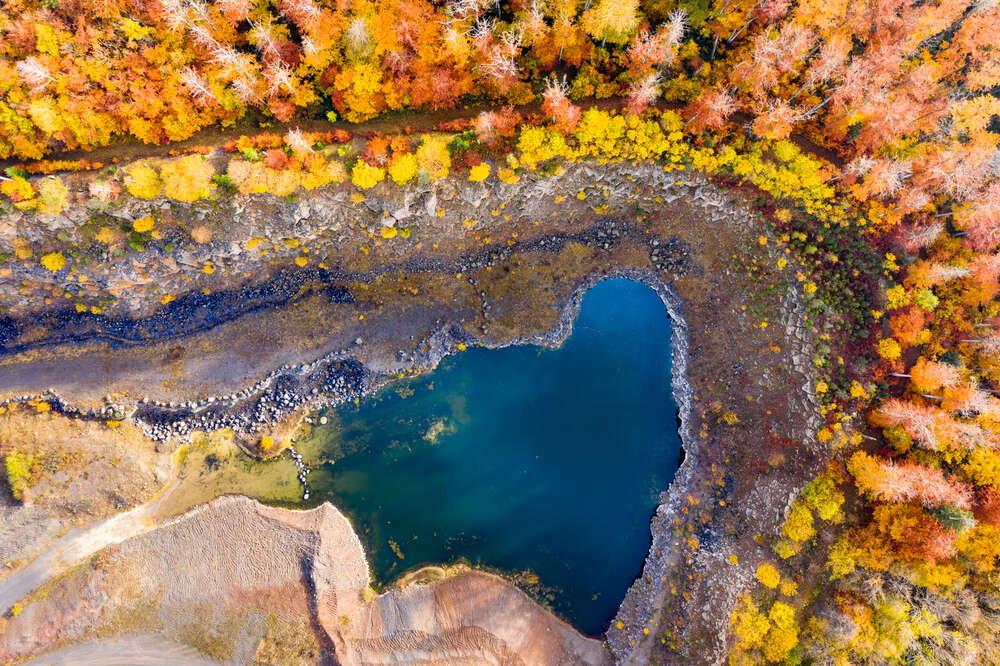 Drohnenaufnahme Landschaft (MK Lichtbild)