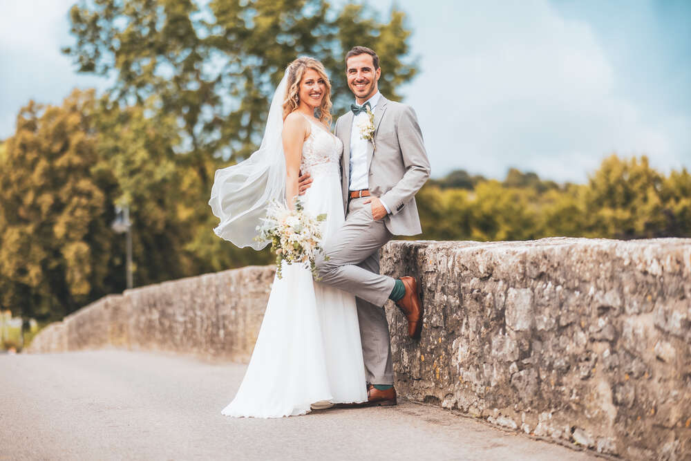Sommerhochzeit auf der Br&uuml;cke (Holger F. Schmidt Fotografie)