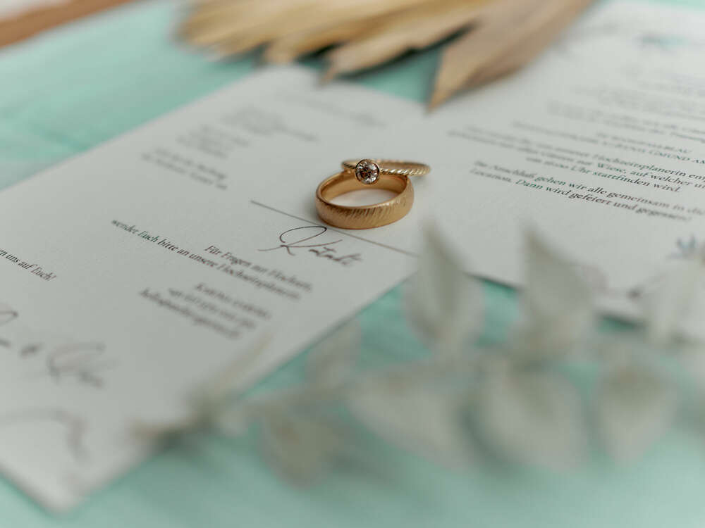 Hochzeitsringe Shooting M&uuml;nchen (Lars Boob)