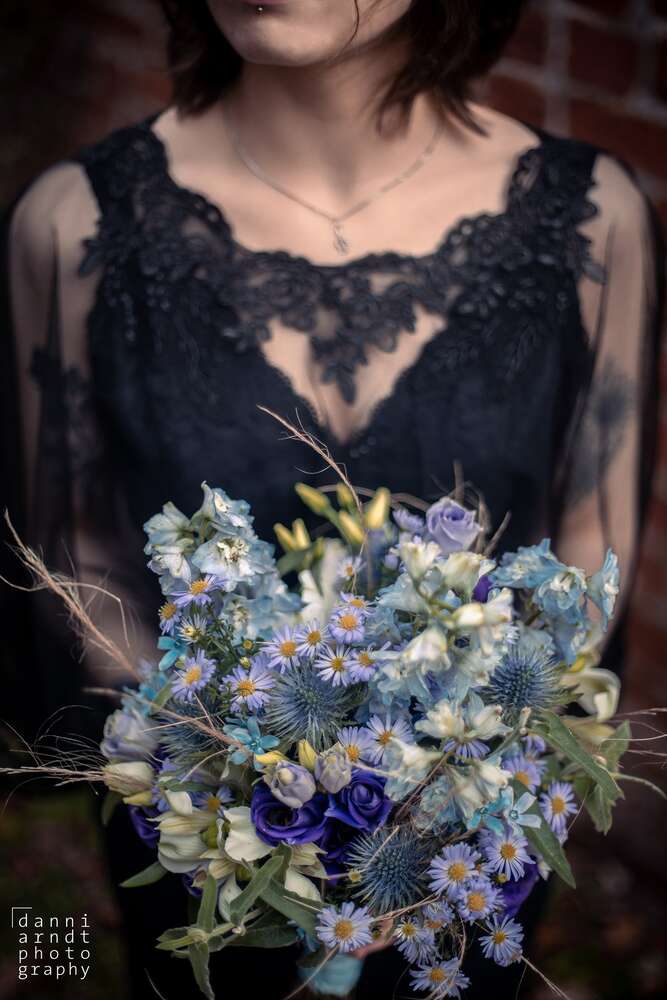 Braut in Schwarz (Danni Arndt Photography)