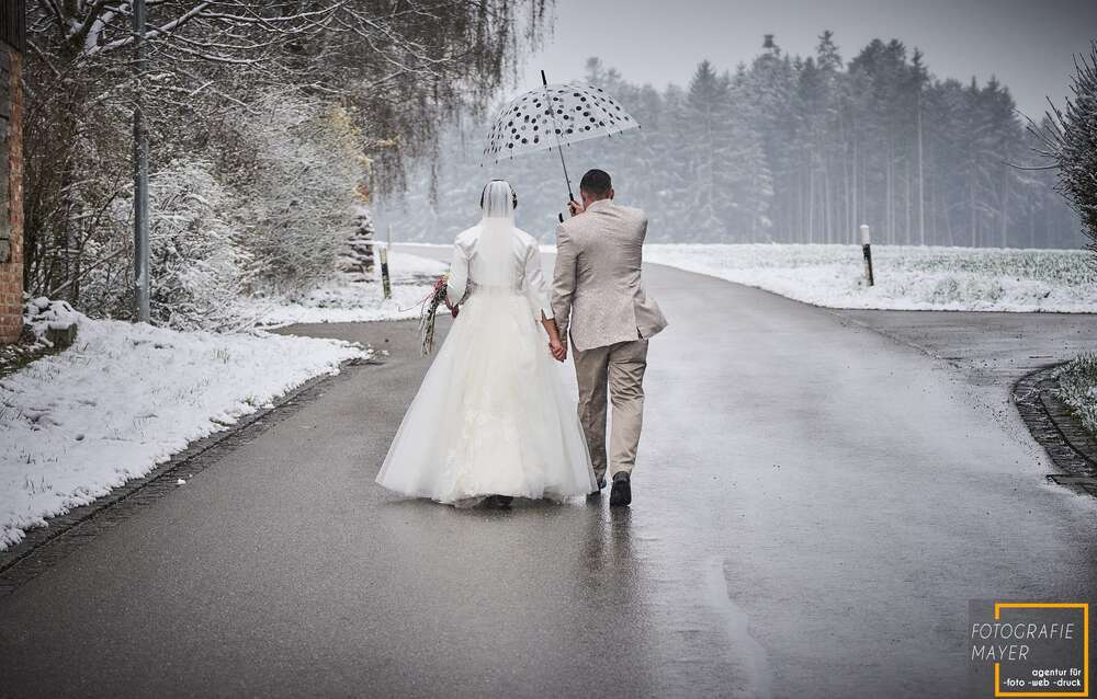 Winter-Hochzeit (Fotografie Mayer)