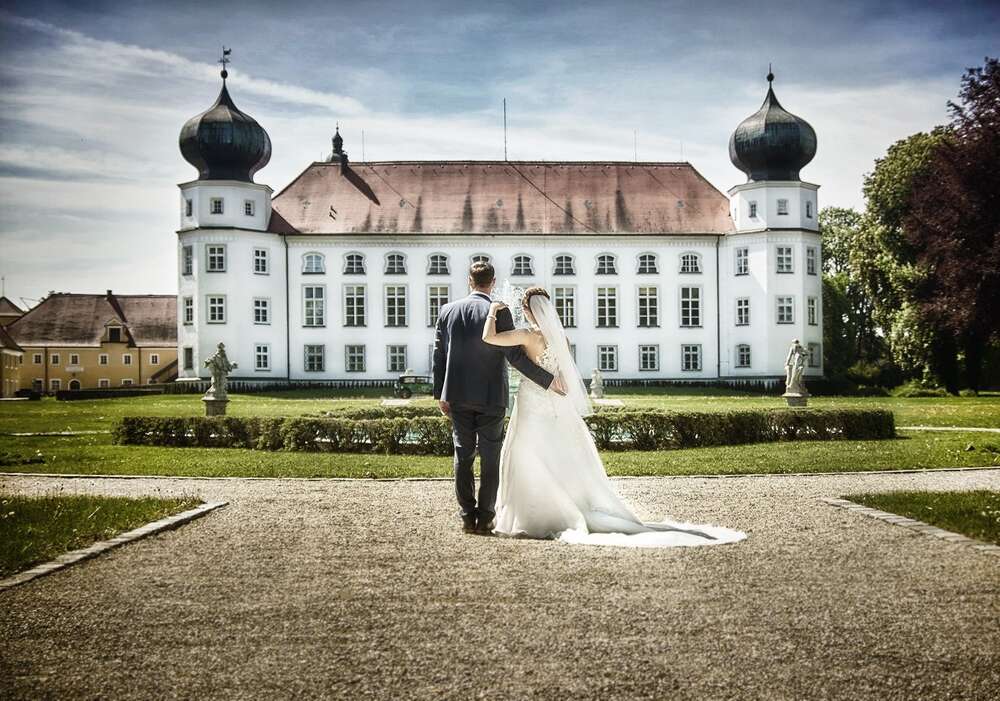 fotografie-mayer.de Hochzeitsfotos auf Schloss Tüssling  (Fotografie Mayer)