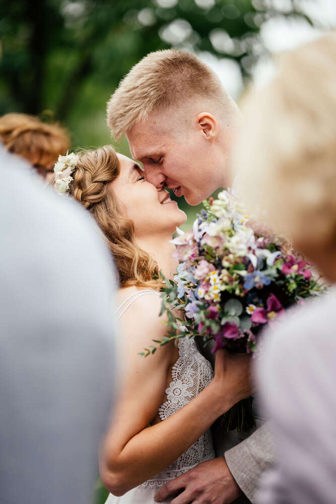 Hochzeitskuss (Sam Green Photography)