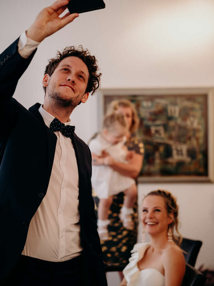 Trauung Selfie (Sam Green Photography)