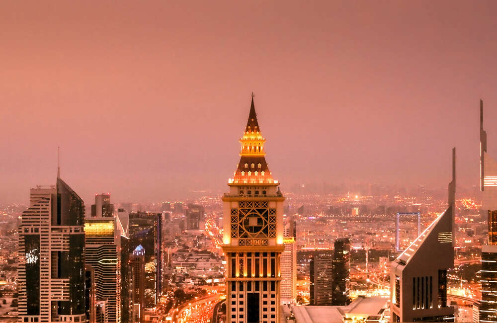 Dubai city lights (Oliver Stamm Werbefotograf Fotodesigner)