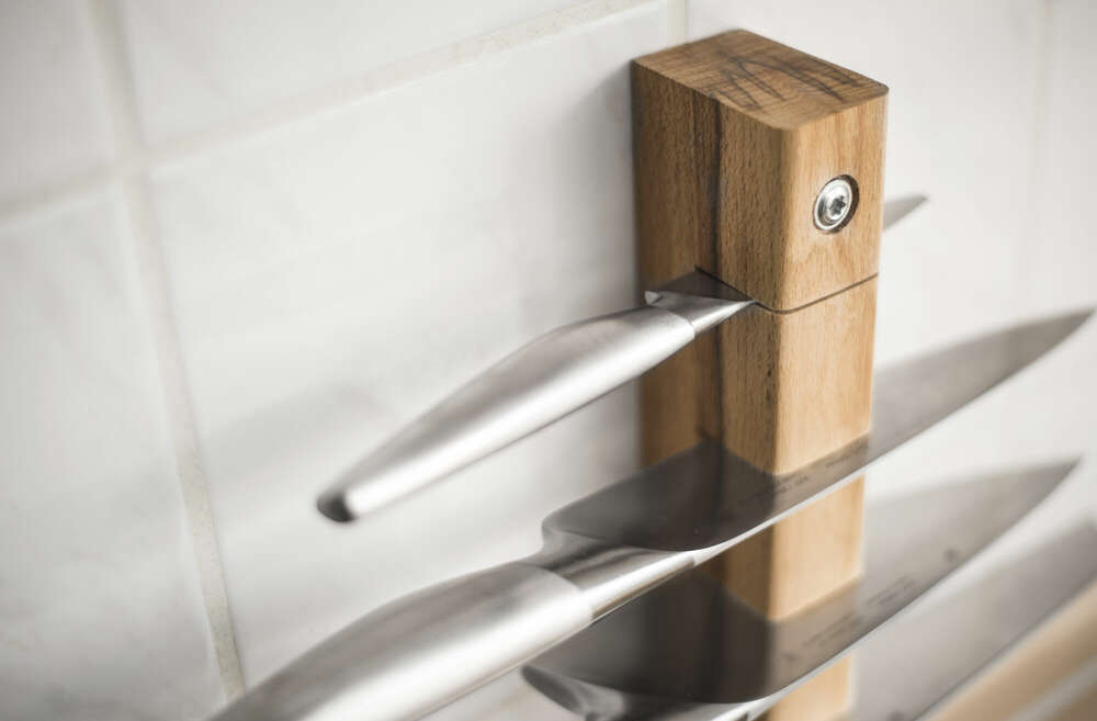 Produktfoto Messerhalter Detail (www.Leo-Helm.com/foto)