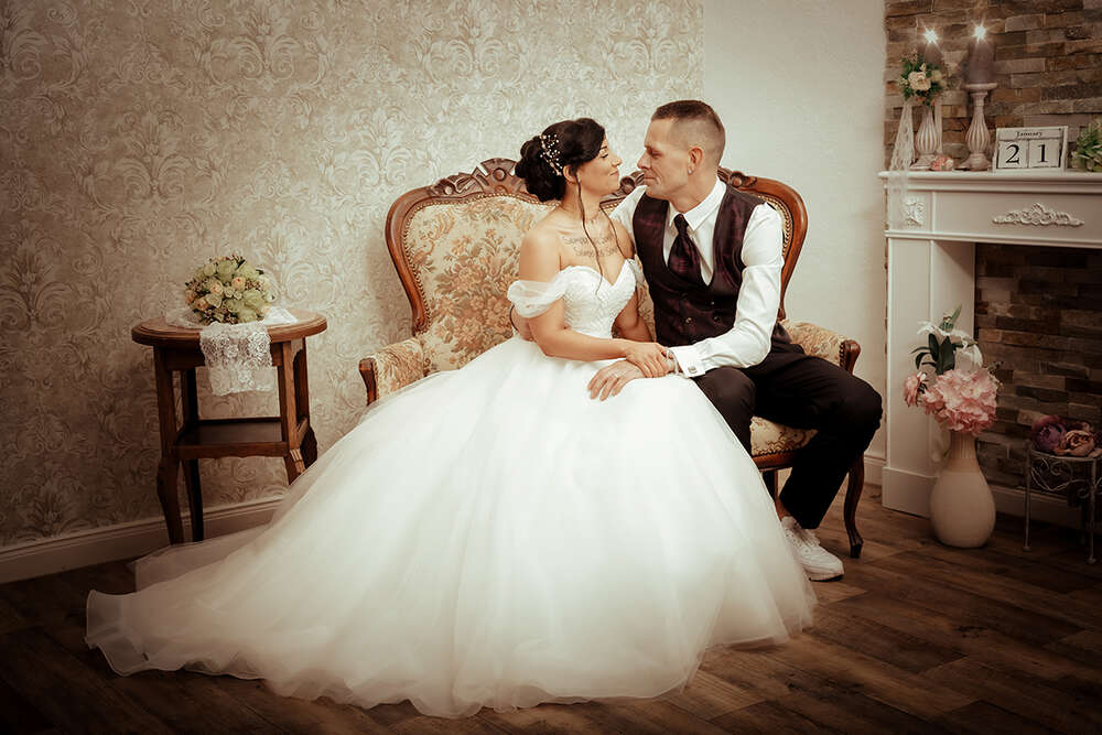 Hochzeitsportrait im Studio (bilderfabrik - DAS FOTOSTUDIO)