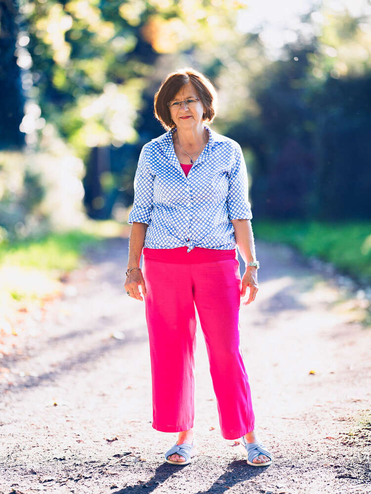 Outdoor Fotoshooting beim Spaziergang am See