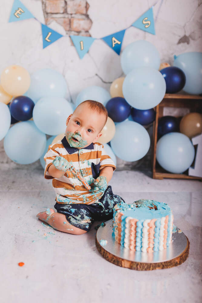 Cake Smash zum 1. Geburtstag (DR PhotoArt)