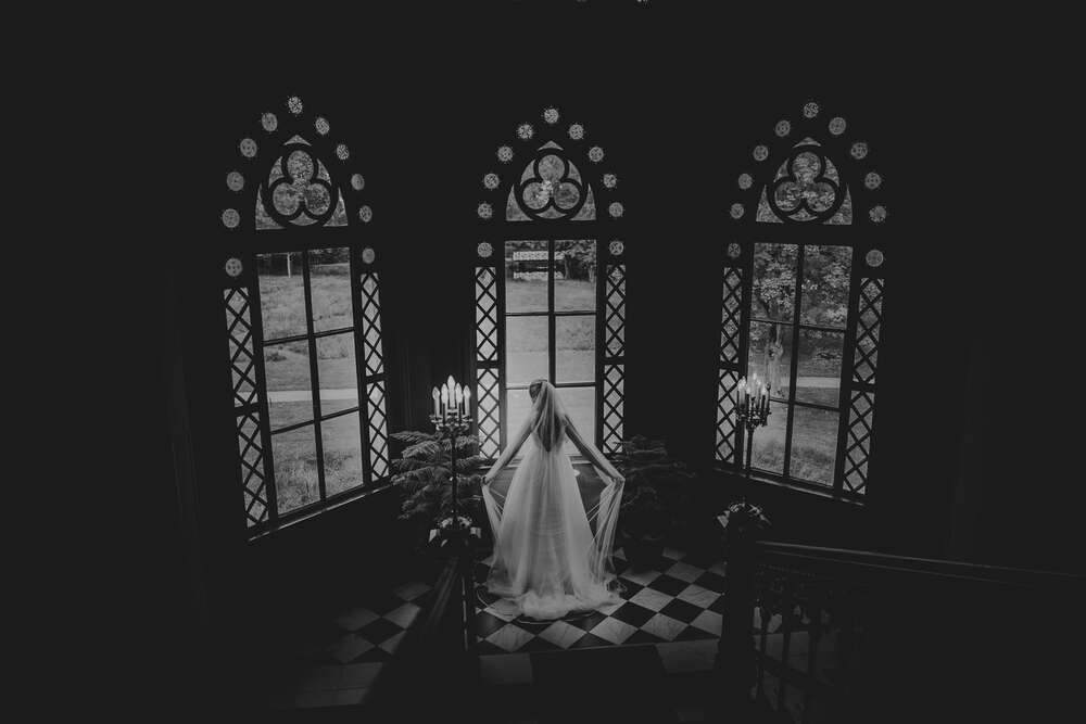 Braut in der Evenburg in Leer (Werner Philipps)