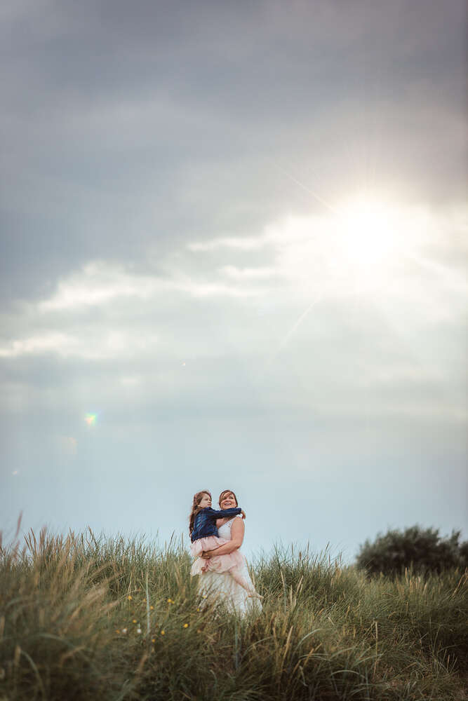 Mutter und Tochter in Schillig (Werner Philipps)