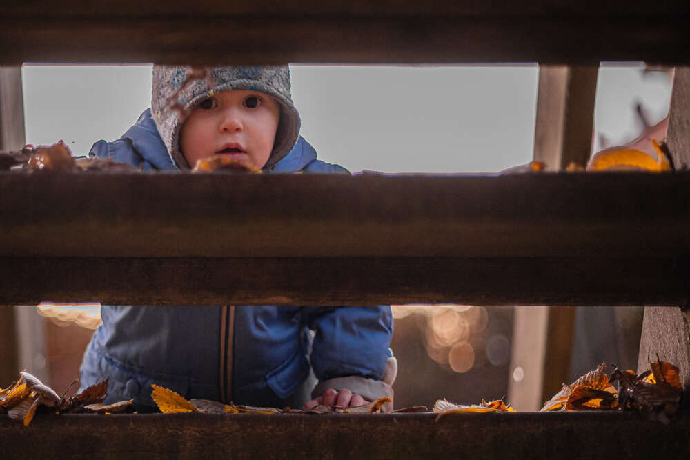 Ein Tag auf dem Spielplatz im Herbst (glimpse of life)