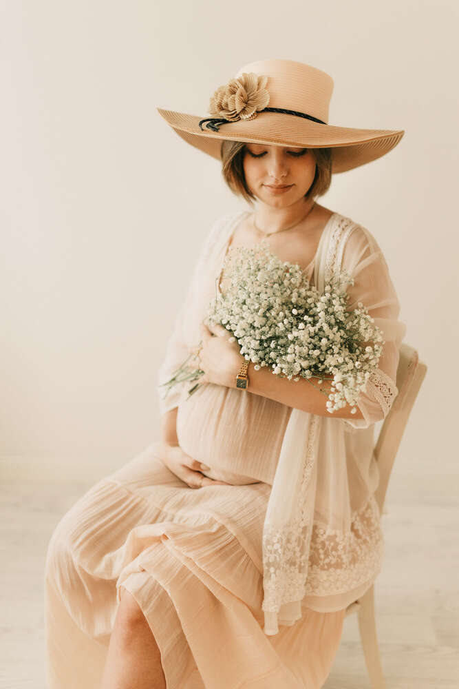 Romantisches Babybauch Fotoshooting Leipzig und Umgebung (Franziska Kriening Fotografie)
