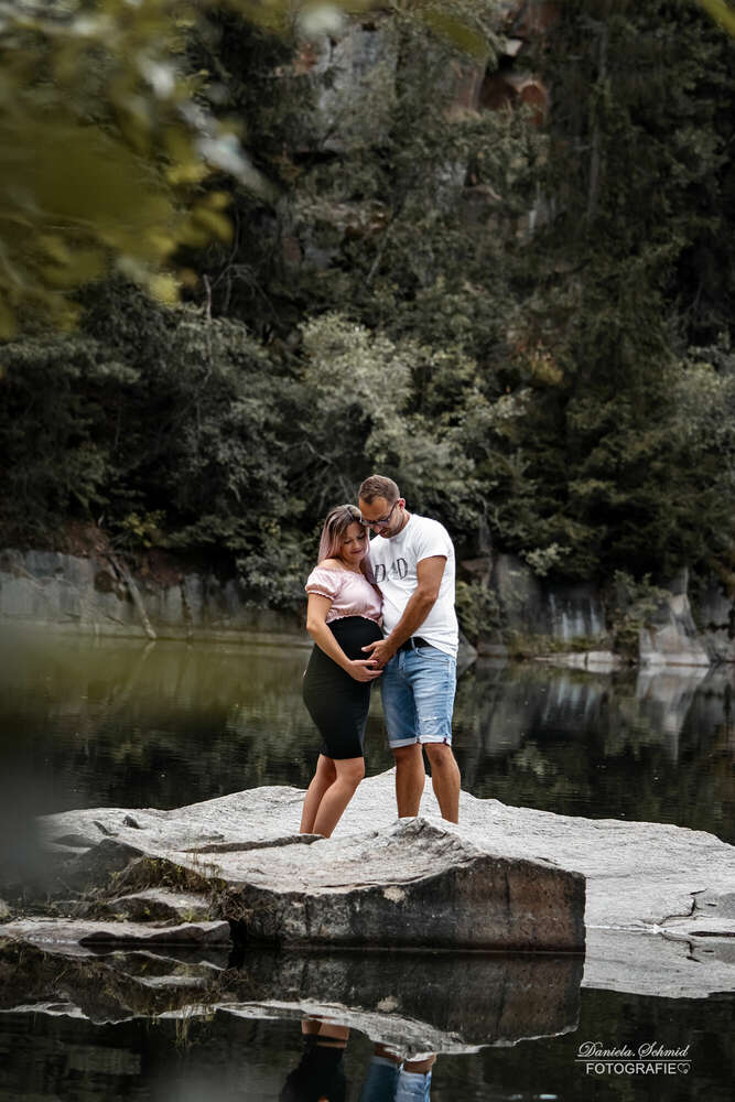 Babybauchshooting mit Partner (Daniela.Schmid.Fotografie)