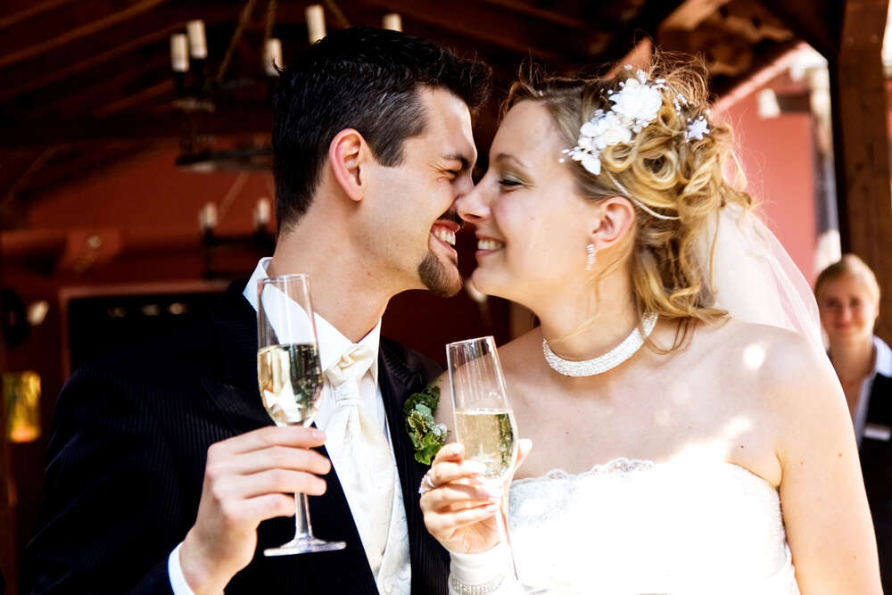 Sektempfang (anders fotografiert - Tina Weiss Fotografie)