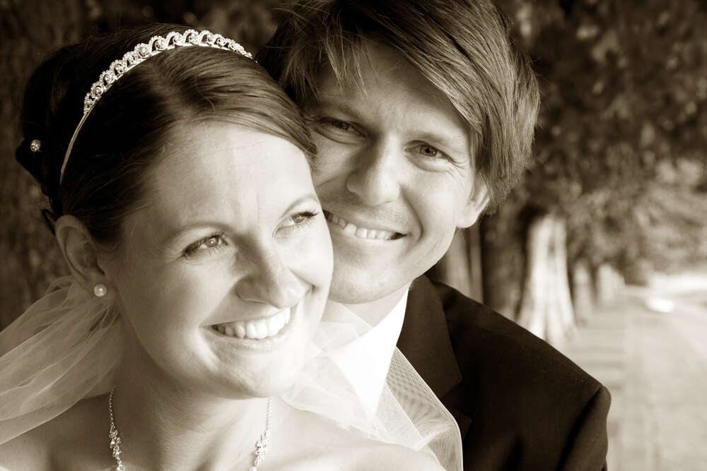 Brautpaar (anders fotografiert - Tina Weiss Fotografie)