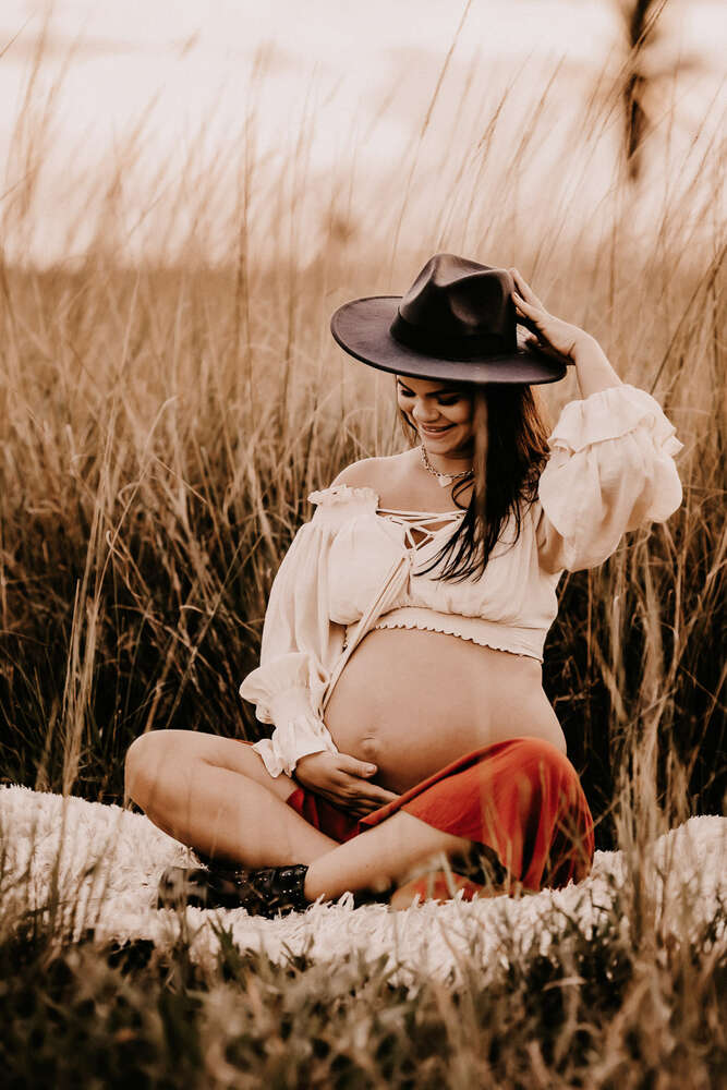 Boho Babybauchshooting Outdoor (MICHELLE GODMANN PHOTOGRAPHY)