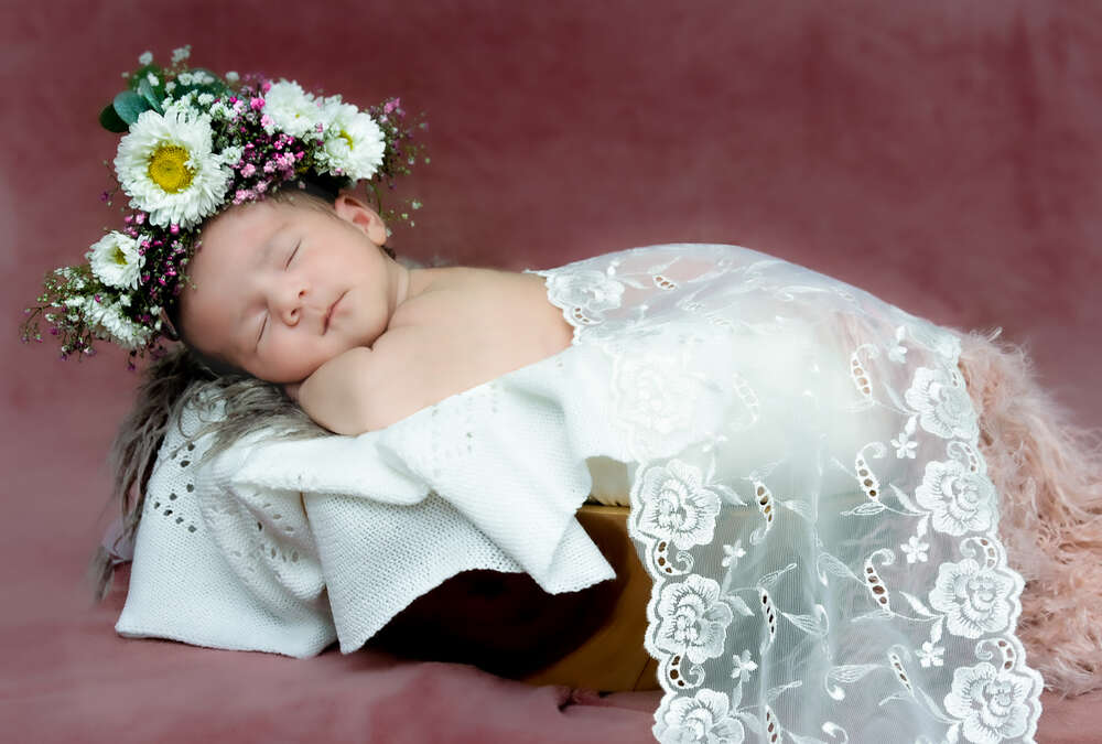 BabyGirl mit Blumen (Sandra mora Fotografie)