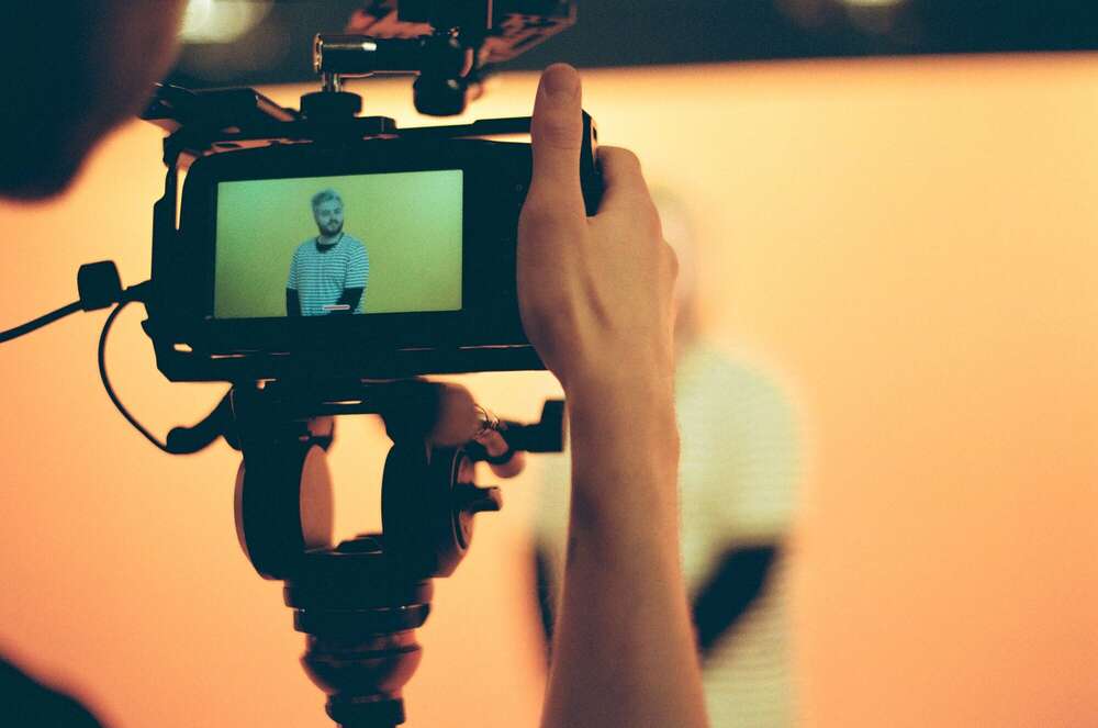 // Musikvideodreh auf Film (Janin Kastens)