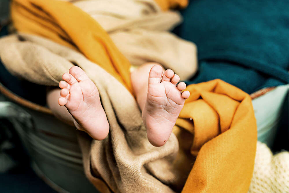 Newborn Füße (make Fotografie)