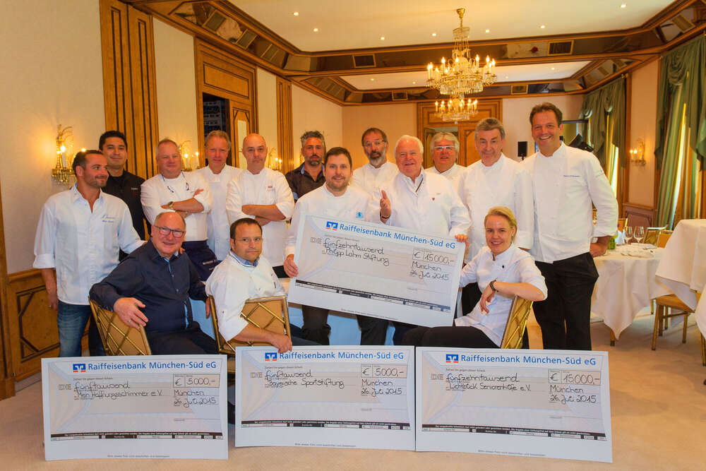 Sterneköche von München im Königshof (Vorblidlicht)