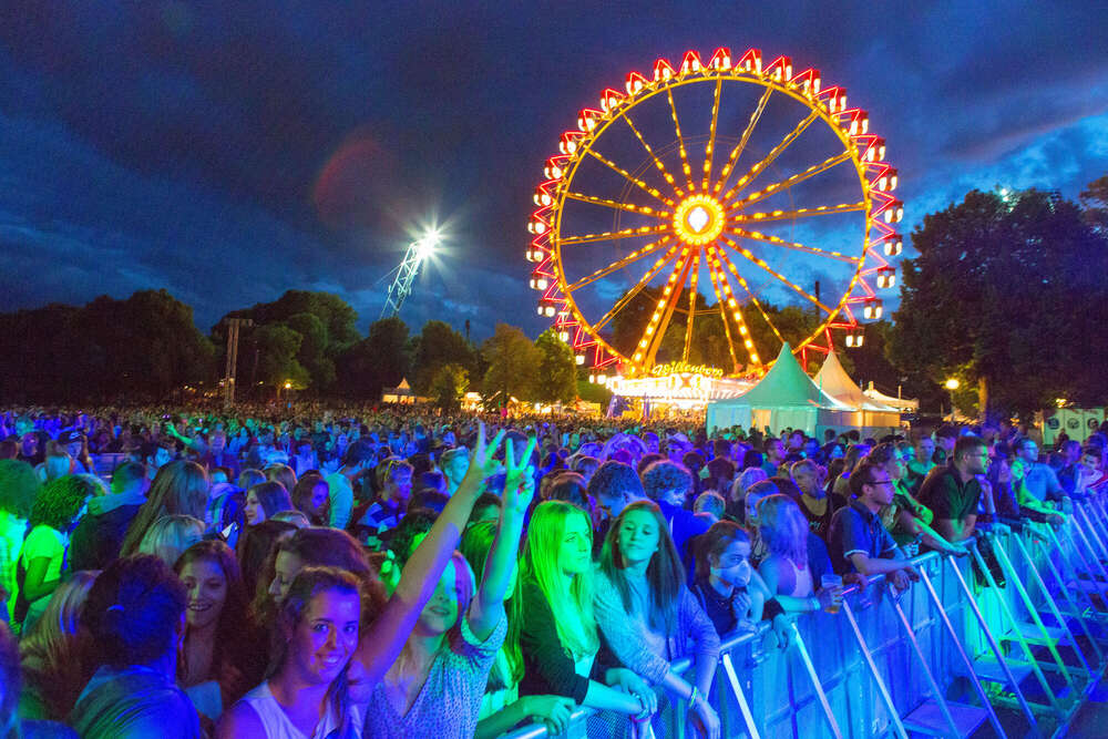 Gong 96,6 Party  im Olympia Stadion München (Vorblidlicht)