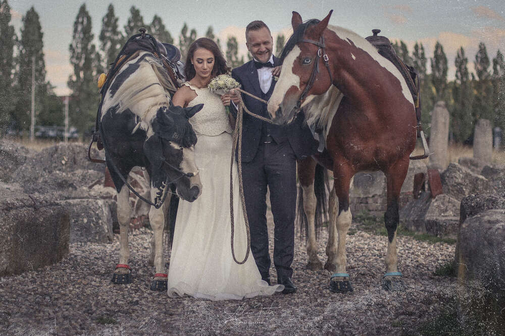 Besonderes Hochzeitsfotos in Berlin (Allan Feitor)