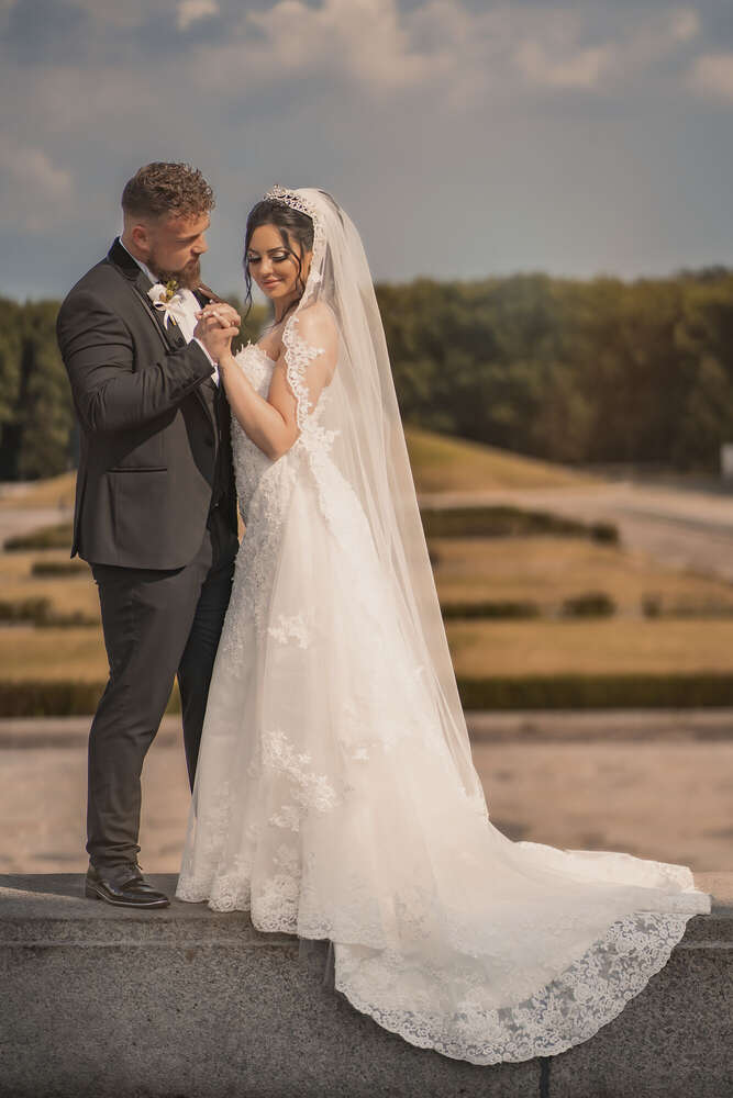 Der sch&ouml;nste Tag unserer Liebe: Brautpaar Hochzeitsfotos (Allan Feitor)