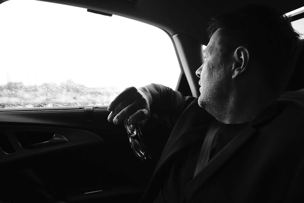 Minister Robert Habeck im Dienstwagen (Dennis Williamson)