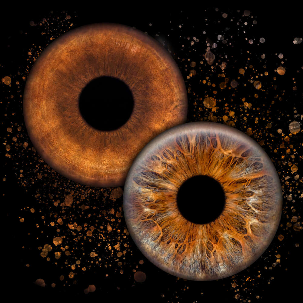 Irisfotografie Enkelin mit Oma (Foto-Keller)