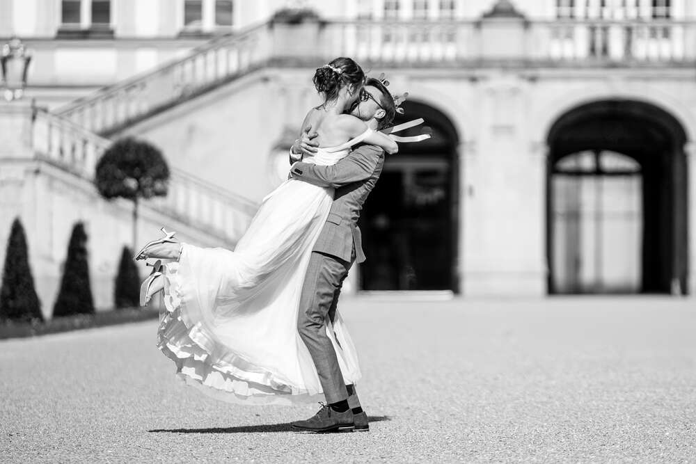 Hochzeit im Schloss Nymphenburg in M&uuml;nchen (Naturblickfotografie)