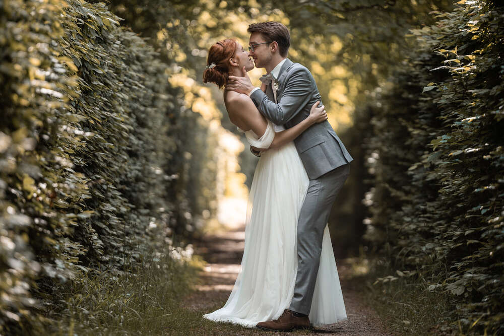 Hochzeit im Schloss Nymphenburg in M&uuml;nchen (Naturblickfotografie)