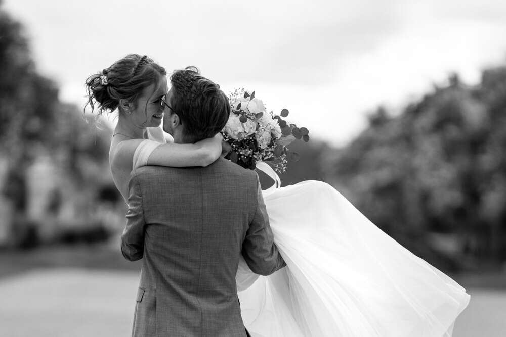 Hochzeit im Schloss Nymphenburg in M&uuml;nchen (Naturblickfotografie)