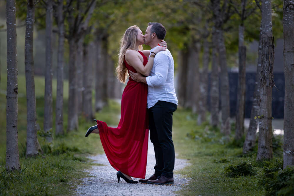 Paarshooting in der Natur (Naturblickfotografie)