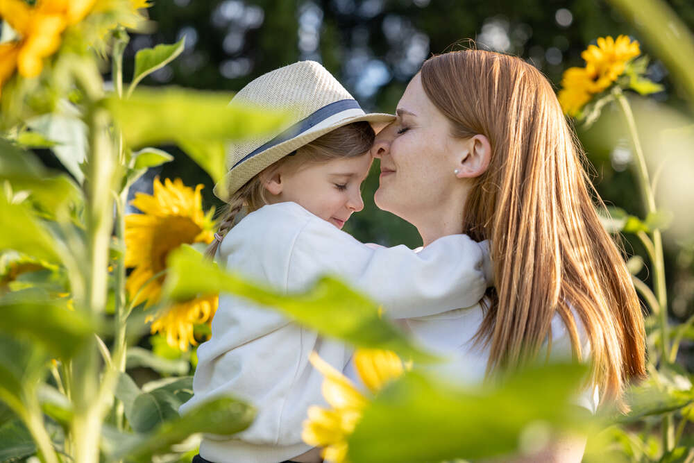 Familienfotos in der Natur (Naturblickfotografie)