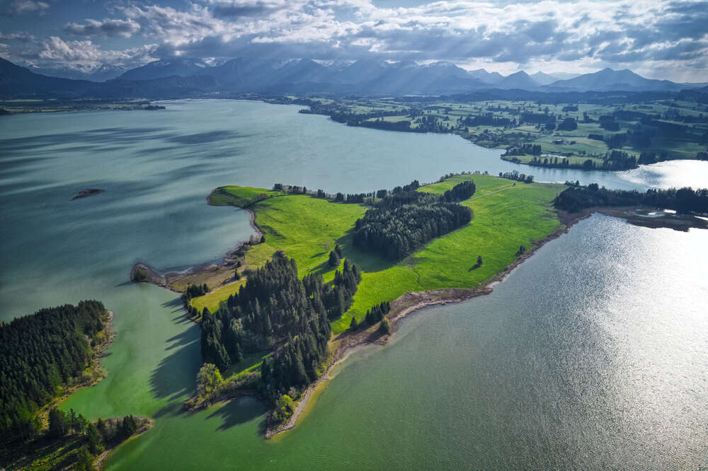 Illasberg- und Forggensee aus der Vogelperspektive  (Franz Josef)