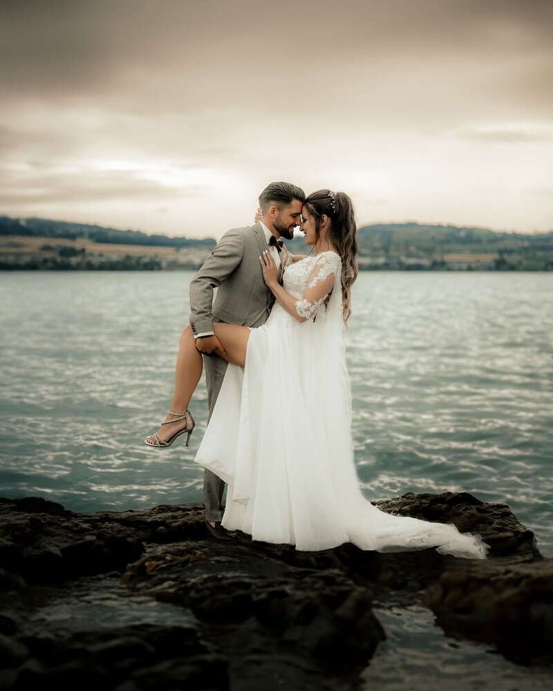 Brautpaar am Sempachersee (Daniel  Dyntar)
