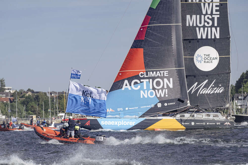 The Ocean Race Kiel Fly-By 2023 (Nick Hanke)
