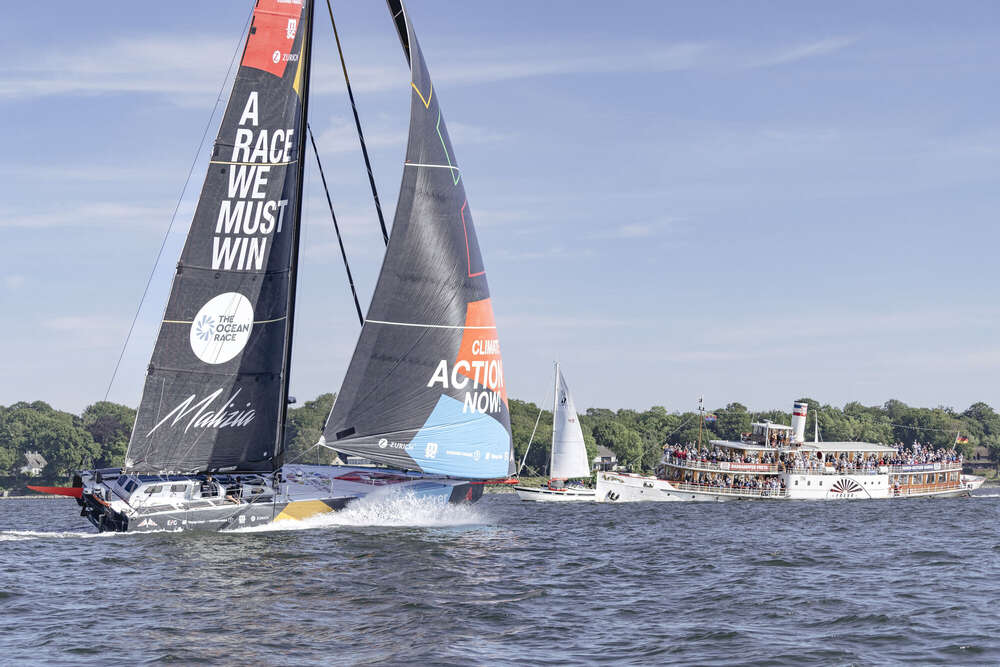 The Ocean Race Kiel Fly-By 2023 (Nick Hanke)