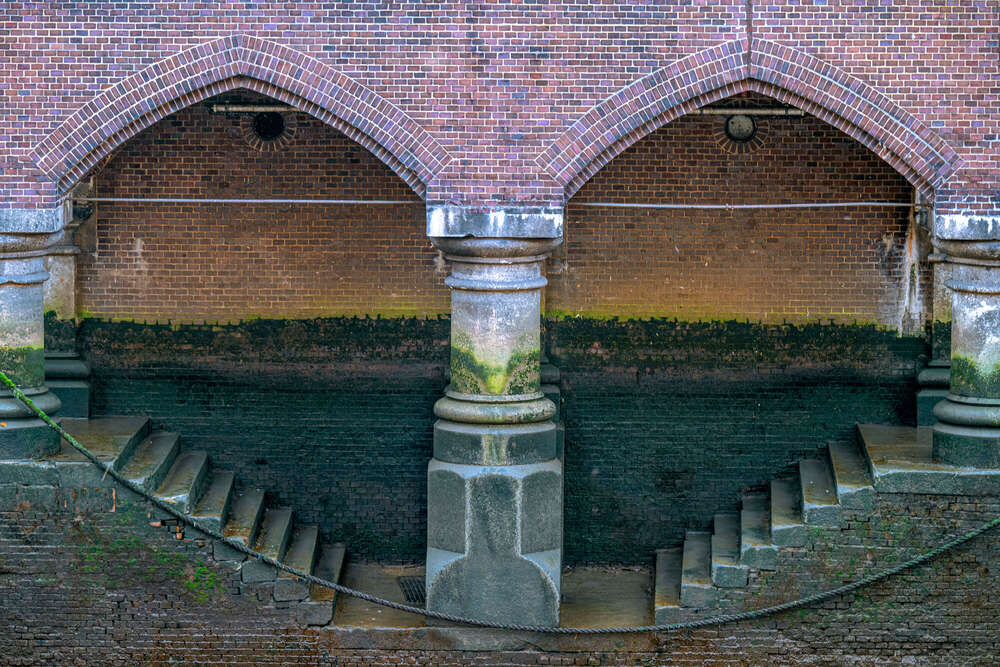 Ausschnitt eines historischen Gebäude in Hamburg  (Axel Jahnke | Fotografie)