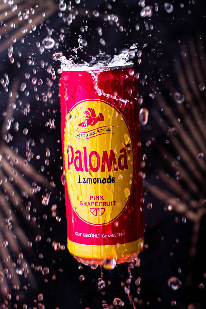 Produktfoto einer Getränke-Dose im Stil eines Commercial-Spots (Leonard Maleika)