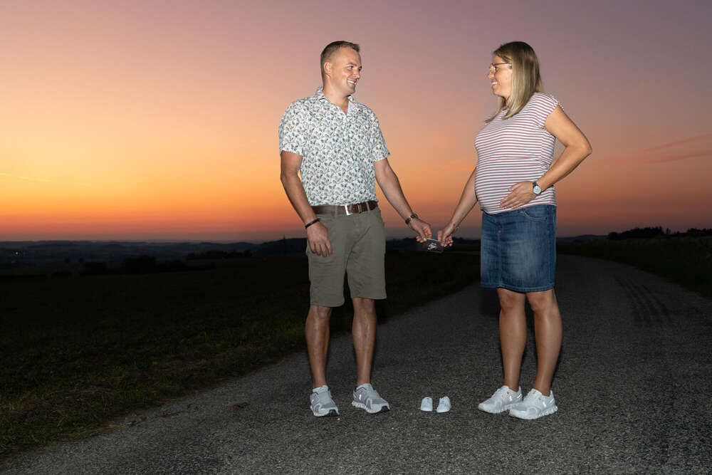 Die Sonne geht unter - unser Sonnenschein erblickt das Licht der Welt (lisafoto.design)