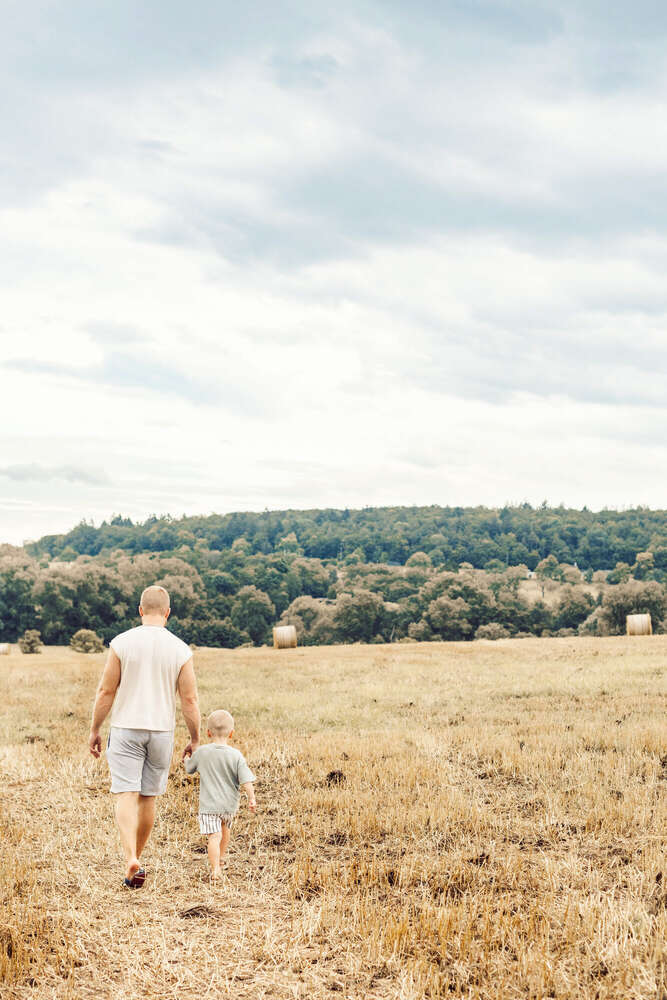 Fotoshooting Papa und Kind