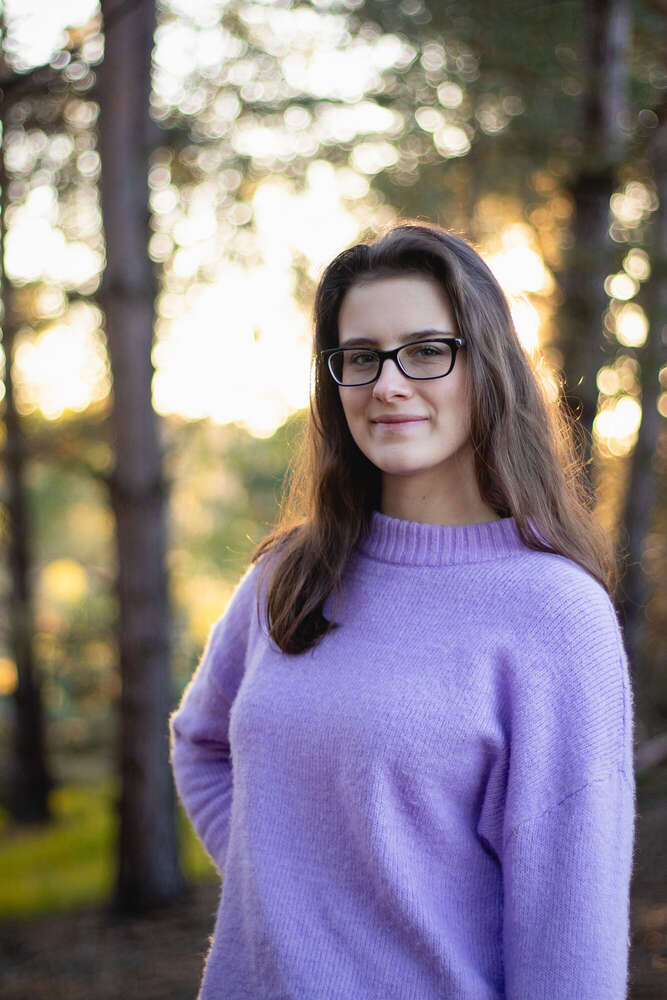 Selbstportait im Wald (Collien  Decker )