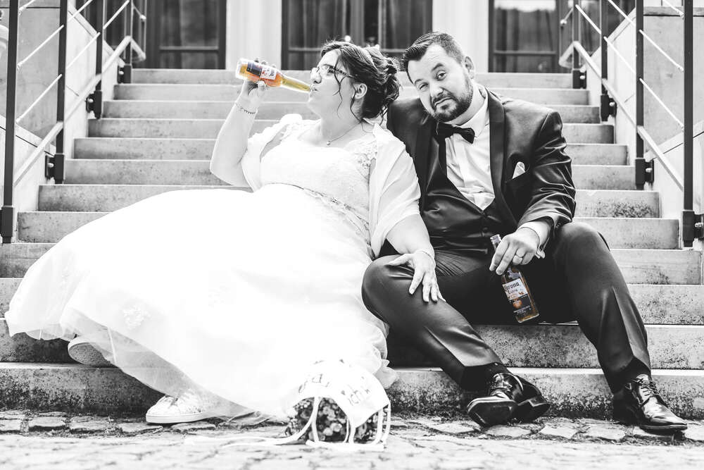 das "etwas" andere Hochzeitsbild (SandyFoto)