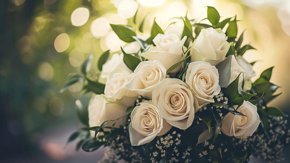 weisse Rosen (Fotograf & Hochzeitsfotografin in Bern & der Schwe)