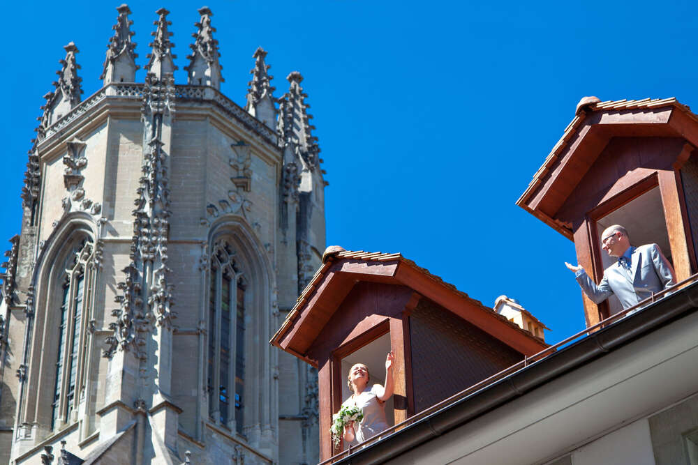 Wedding day in Fribourg (Foto Elvey)