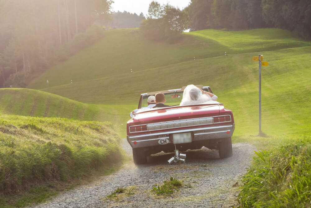 Hochzeitsauto (Foto Elvey)