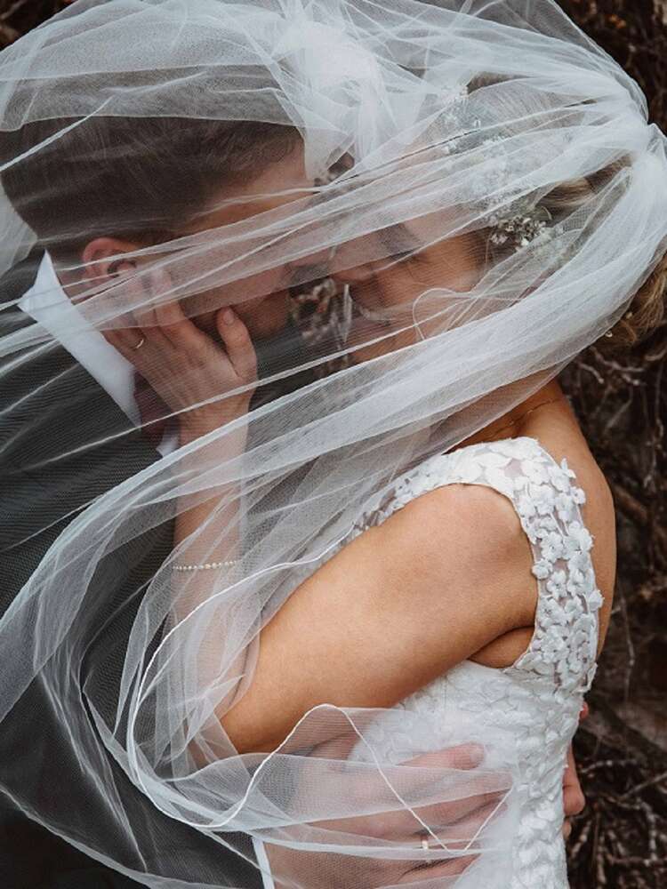 Hochzeitsfoto Schleier (Pia Rahlfs)